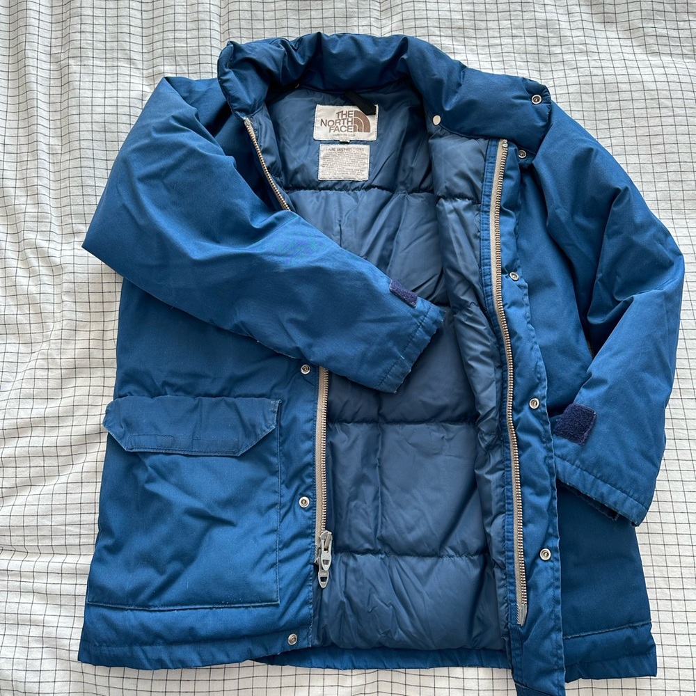 Vintage North Face Brown Label Puffer Jacket Made in USA